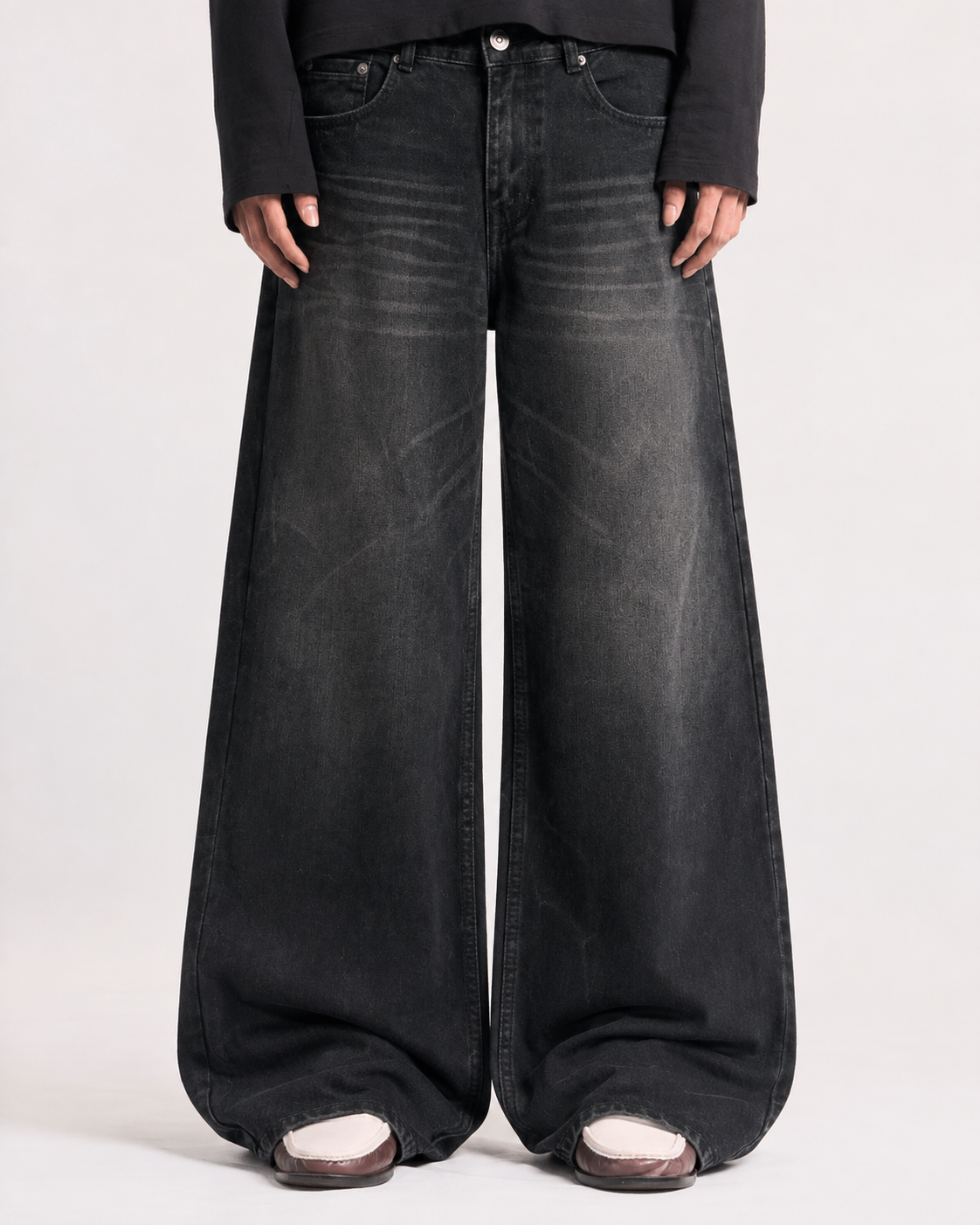 Black Washed Baggy