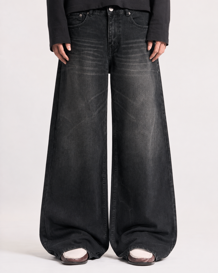 Black Washed Baggy