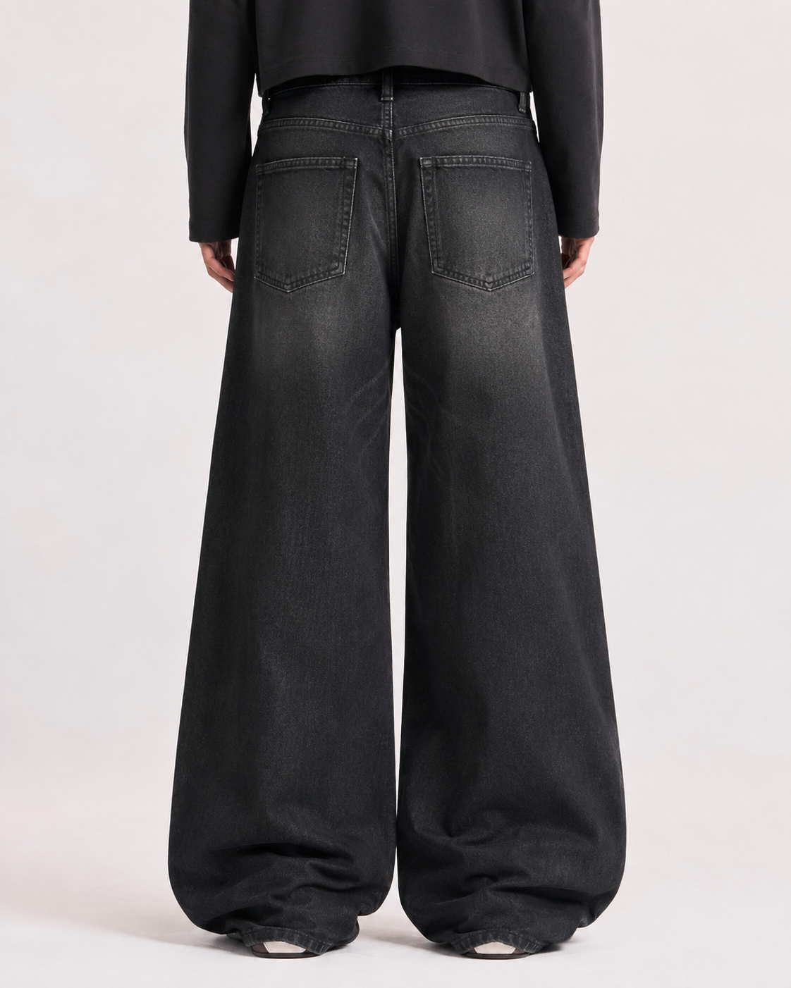 Black Washed Baggy